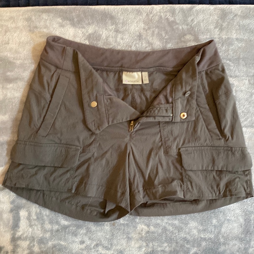 Athleta cargo shorts. Gray.
